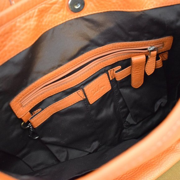 Cole Haan Orange Leather hobo bag - Picture 10 of 15